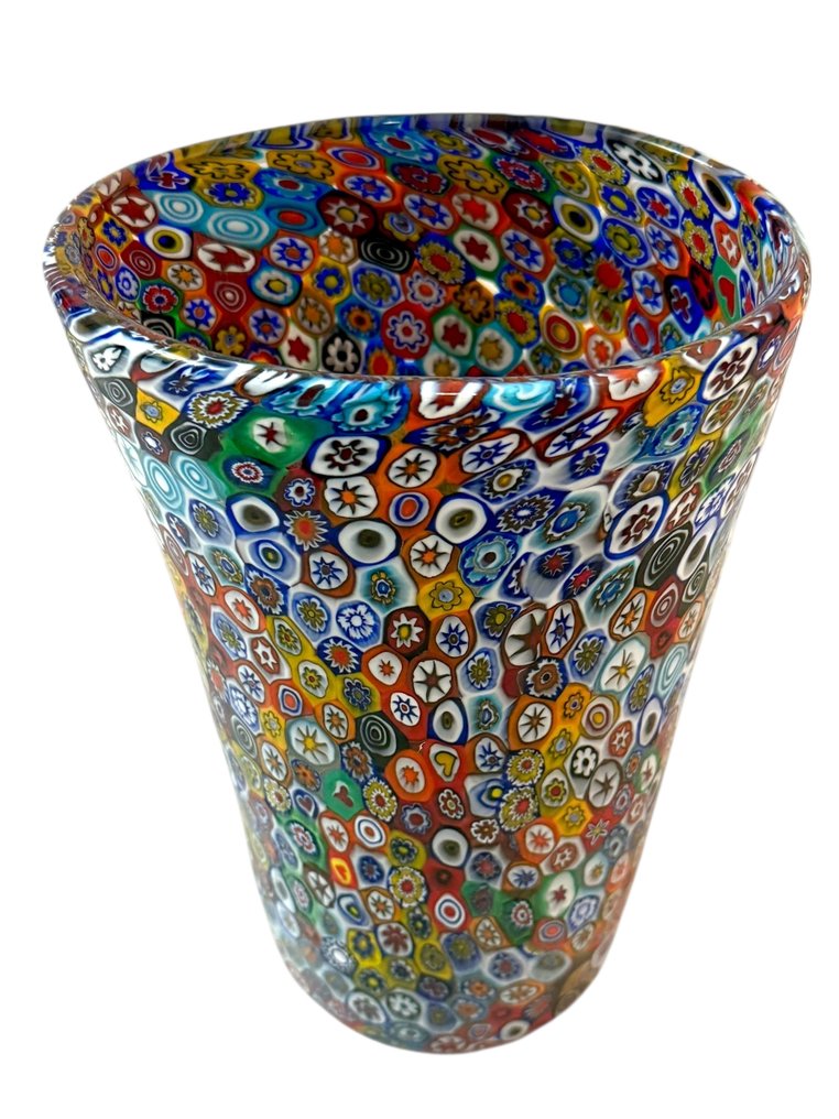 花瓶 -  Murrine Millefiori - 穆拉諾玻璃 - Arlecchino Multicolore #1.0