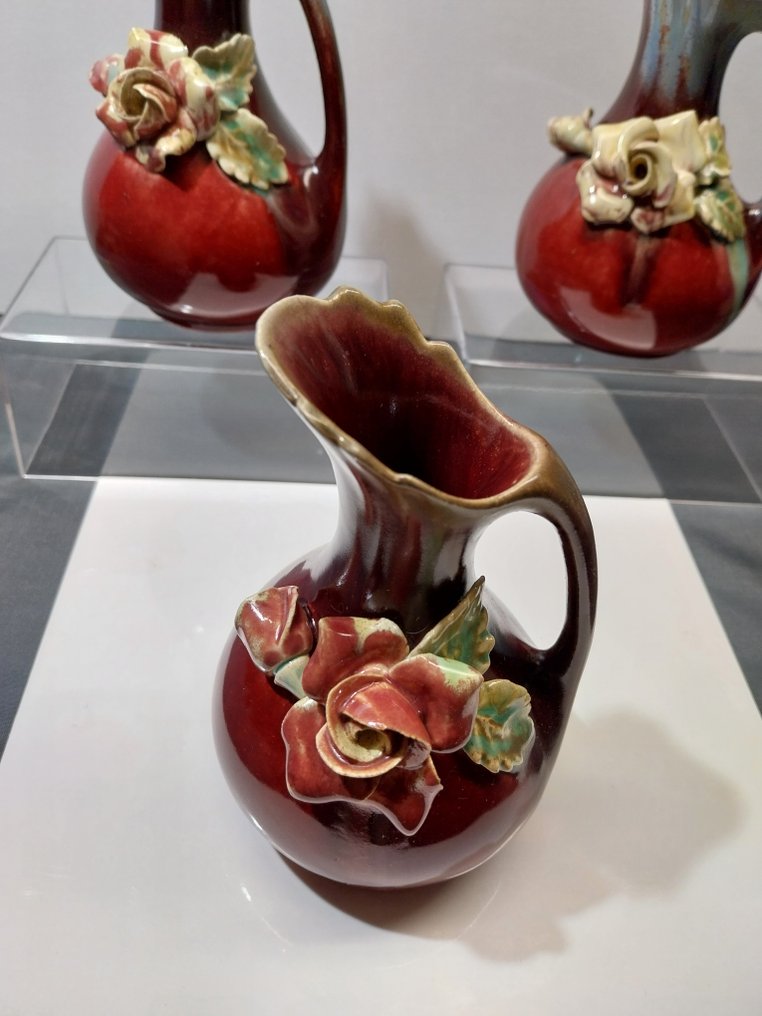 faïenceries de Thulin - Pichet (3) - modèle numero 844 - Faïence - Cruche art déco #2.1