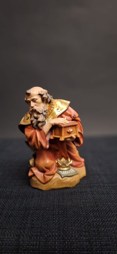 Bergland - Albert Comploj - Statuetta - Krippenfiguren Set (16) - Acero #2.1