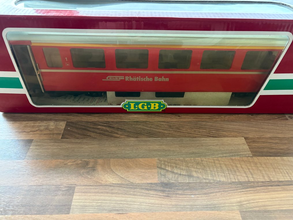 LGB G - 34670 - Modeltog passagervogn (1) - personvogn - RhB #1.0