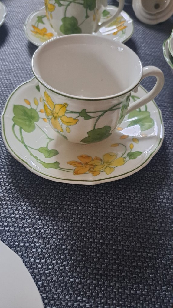 德国唯宝 - 咖啡及茶水用具 (16) - Geranium - Vitro-Porzellan - 非常好的状态 #2.1