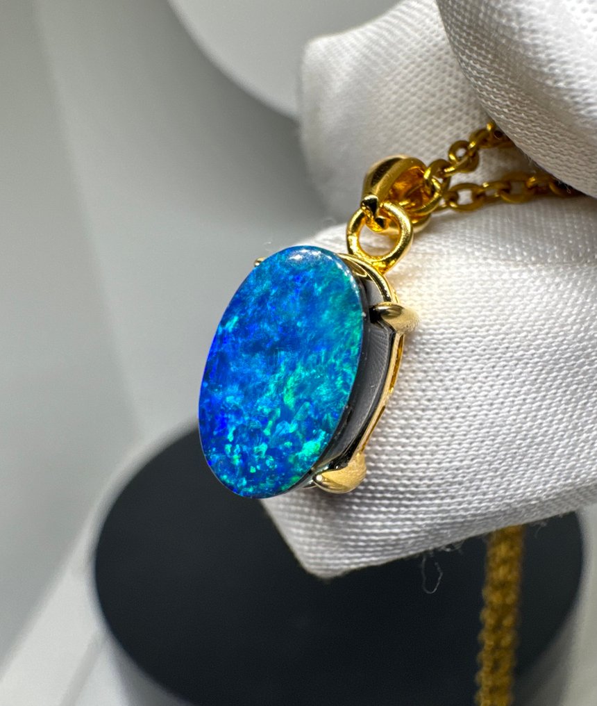 Opale Pendente - Altezza: 19 mm - Larghezza: 8 mm- 1.49 g - (1) #1.0