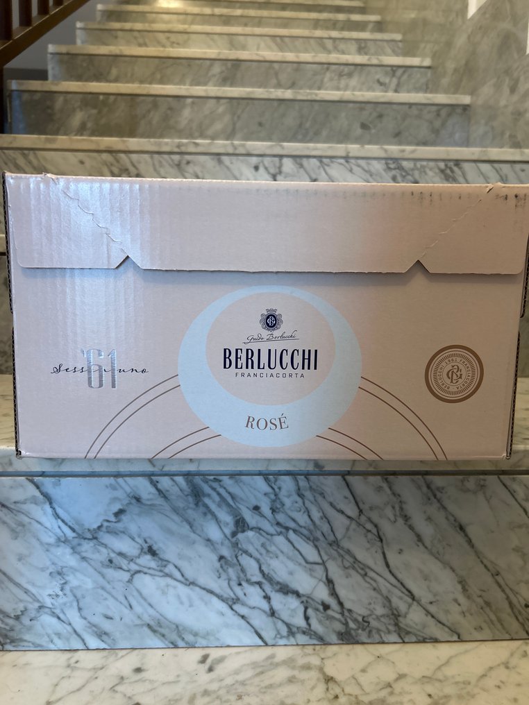 Berlucchi, 61 Rosé - Franciacorta Rosé - 6 Flaske (0,75L) #1.0