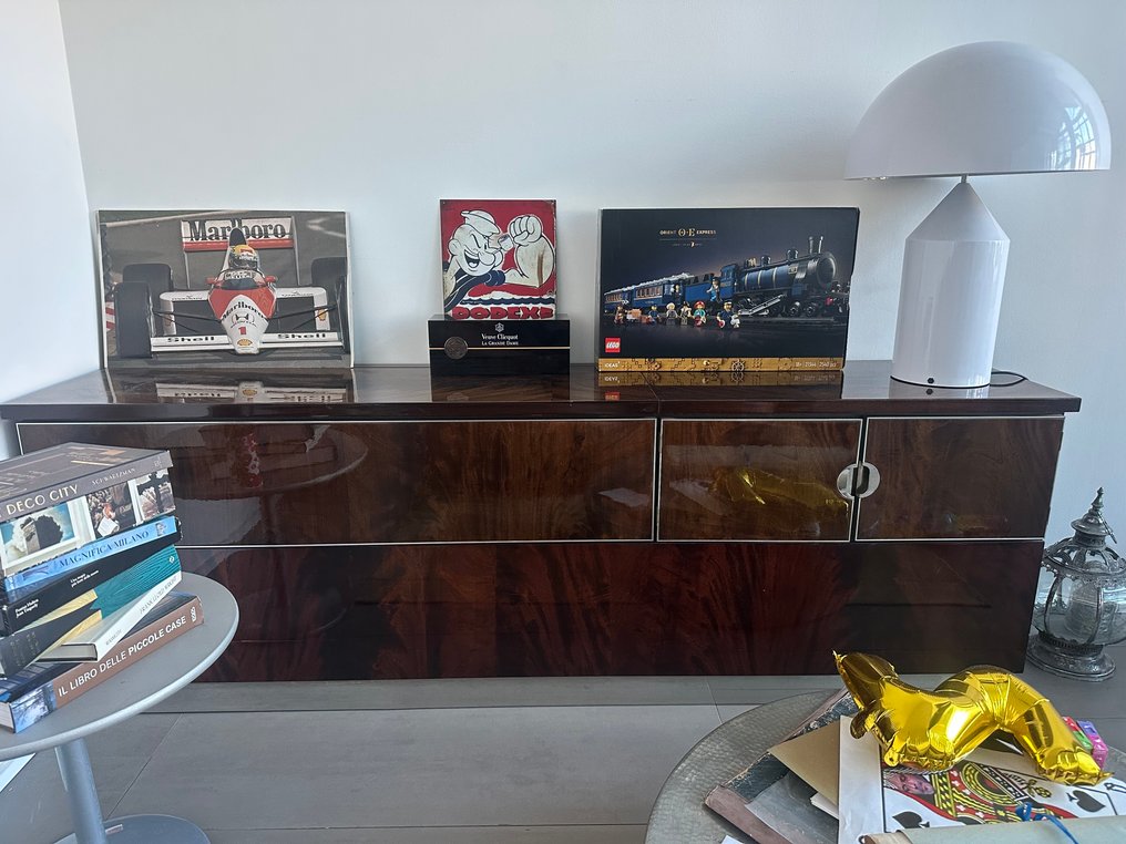 DID Roma - Dado Industria Design - Carlo Torregiani - Credenza - Alluminio, Palissandro - Sideboard palissandro #4.3