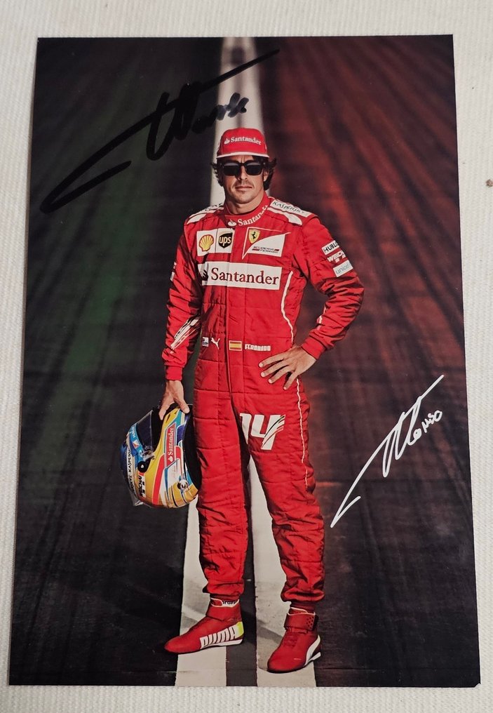 Ferrari - Fernando Alonso and Felipe Massa - 2014 - Κάρτα φιλάθλου #1.0