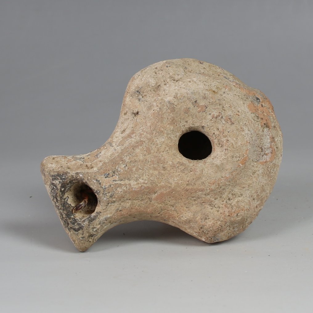 Altes Ägypten, Ptolemäisch Terracotta Öllampe, Typ Cahn-Klaiber 3.1.6 (Ohne mindestpreis) #1.0