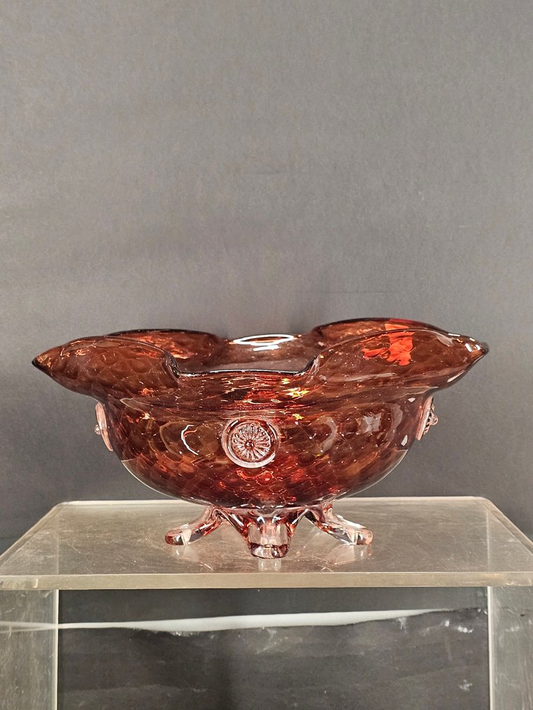 Émile Leroux - Obstschale - Glas - Émile Leroux – Handgeblasen #1.0