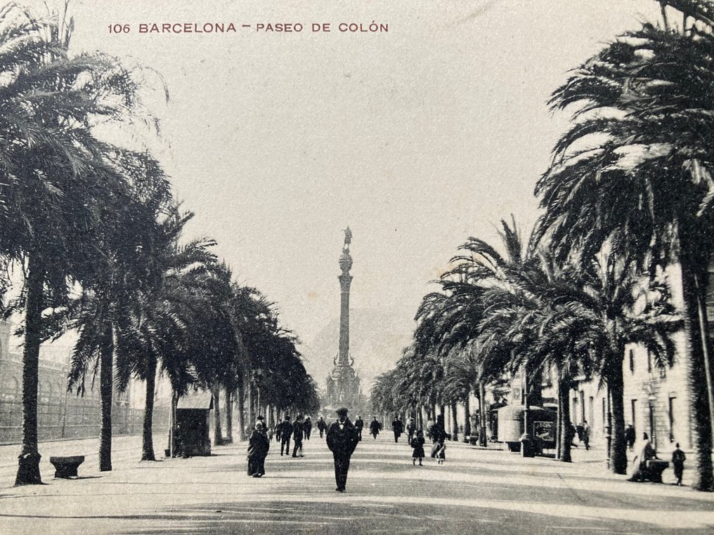 西班牙 - 巴塞罗那 - 明信片 (50) - 1900-1940 #4.3