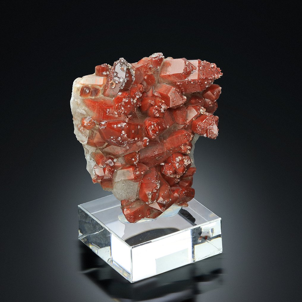 Ελκυστικός σκουρόχρωμος χαλαζίας από την περιοχή Tinejdad, Errachidia, Μαρόκο. Σύμπλεγμα κρυστάλλων - Ύψος: 6.8 cm - Πλάτος: 6.5 cm- 121 g #2.1