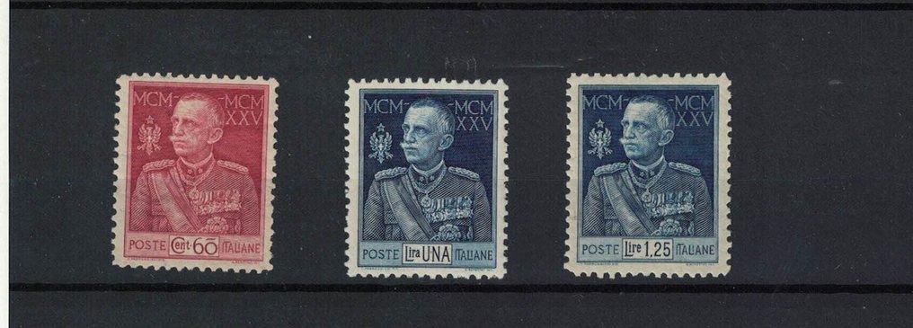 意大利王国  - 1925-26 国王的禧年 - sassone S36-S37 #1.0