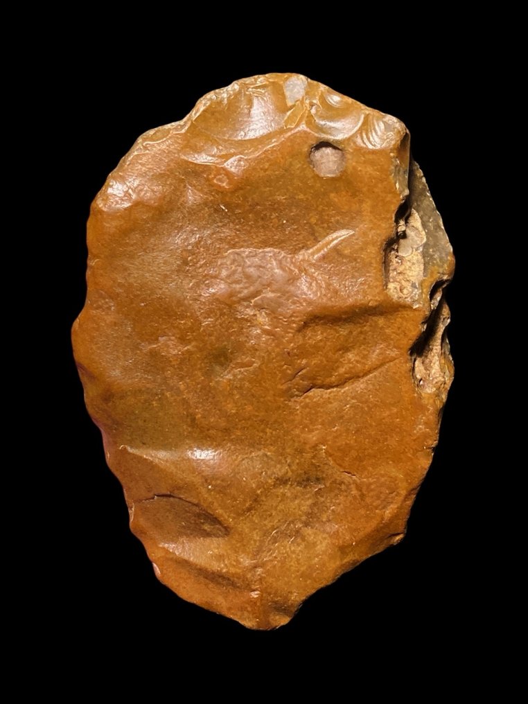 Παλαιολιθική Ίασπις, Σίδερο Παλαιολιθικό Βαρύ Ξεφτίδι / Εργαλείο Κοπής – Σιδηρός Ίασπις - 9 cm  (χωρίς τιμή ασφαλείας) #2.1