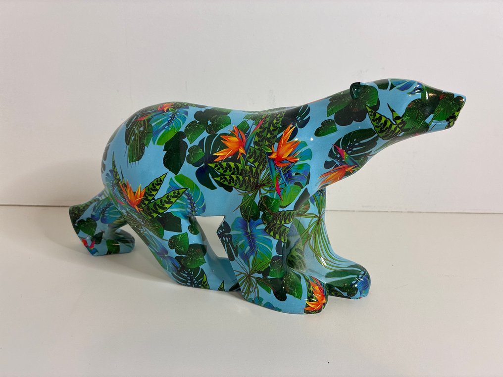 Parastone - D'Après François Pompon - Γλυπτό, POMP11 - Ours Blanc (version Tropical) - 18 cm - Polystone - Ρητίνες #1.0