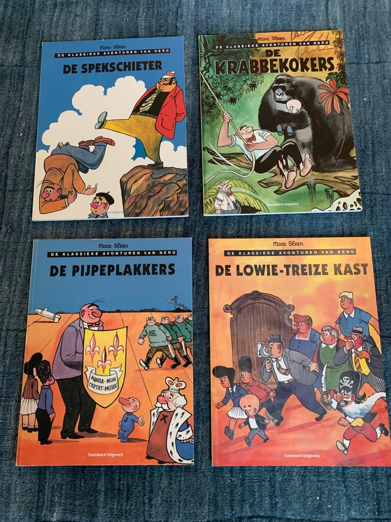 De klassieke avonturen van Nero 46 t/m 53 - opeenvolgende reeks SC - 8 Album - Reprint - 2003/2005 #3.2