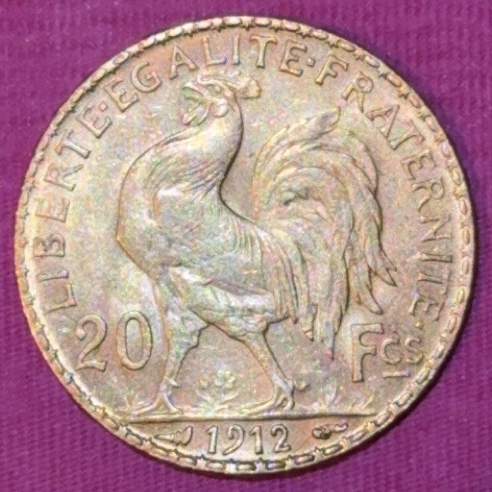 Frankrijk. 20 Francs 1912 Marianne #1.0