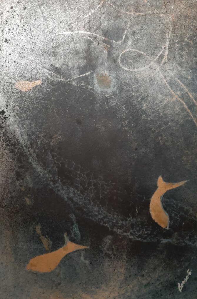 Renato Borsato (1927-2013) - Collezione Deana, Composizione Acquatica N.2 #1.0