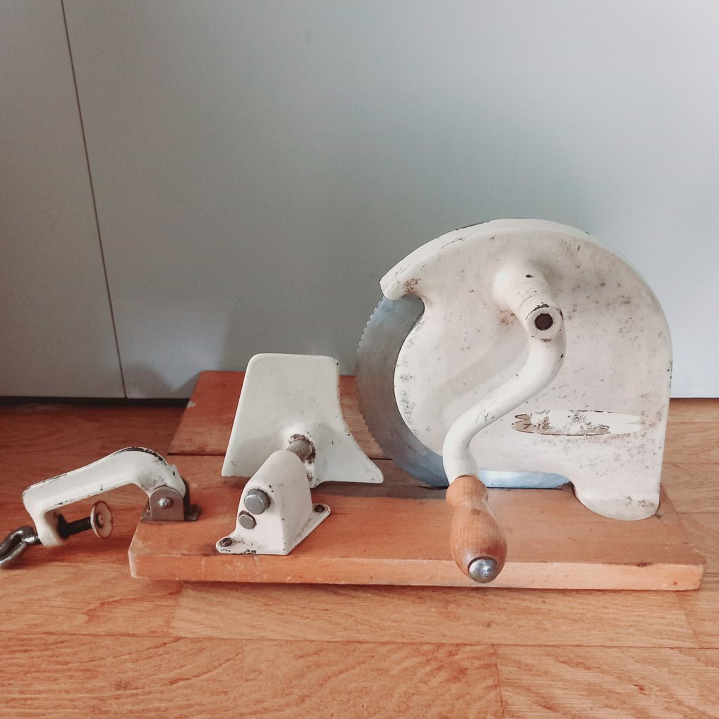 Trancheuse - Bois, Fer - Ancienne coupe de pain #1.0