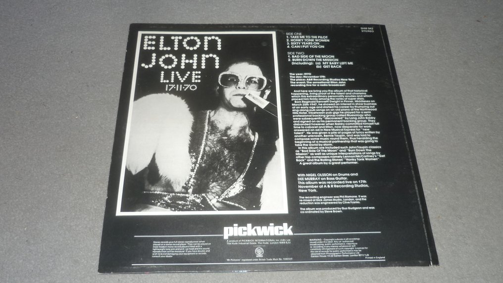 Elton John - Lot of 8 Albums - Multiple titles - Vinyl record - Various pressings (see description) - 1977 #3.2