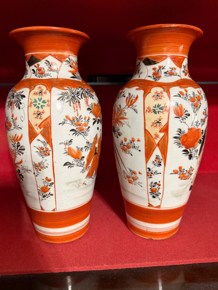 花瓶 - 瓷器 - 日本 - 明治時期（1868-1912）  (沒有保留價) #4.3