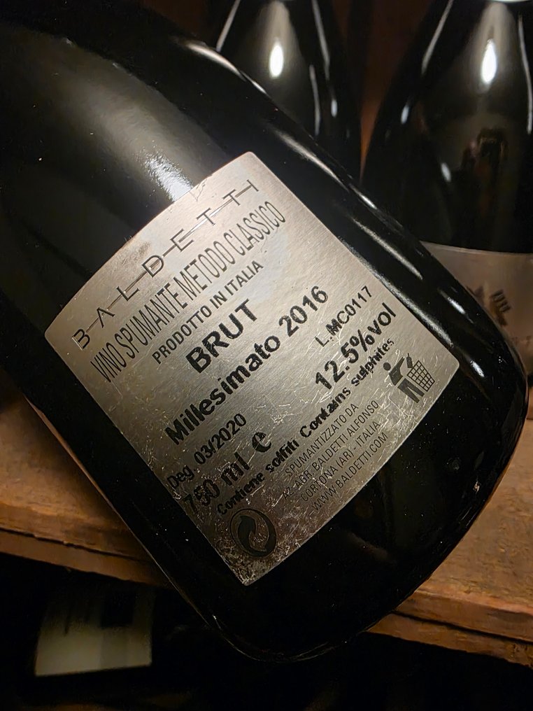 2016 Baldetti Metodo Classico - Toscane Brut - 6 Flessen (0.75 liter) #2.1