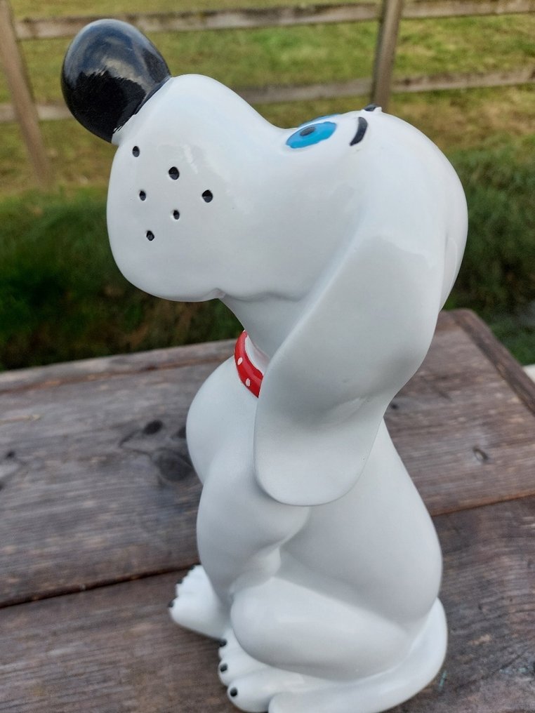 Άγαλμα, white sitting Pluto - 28 cm - polyresin #2.1
