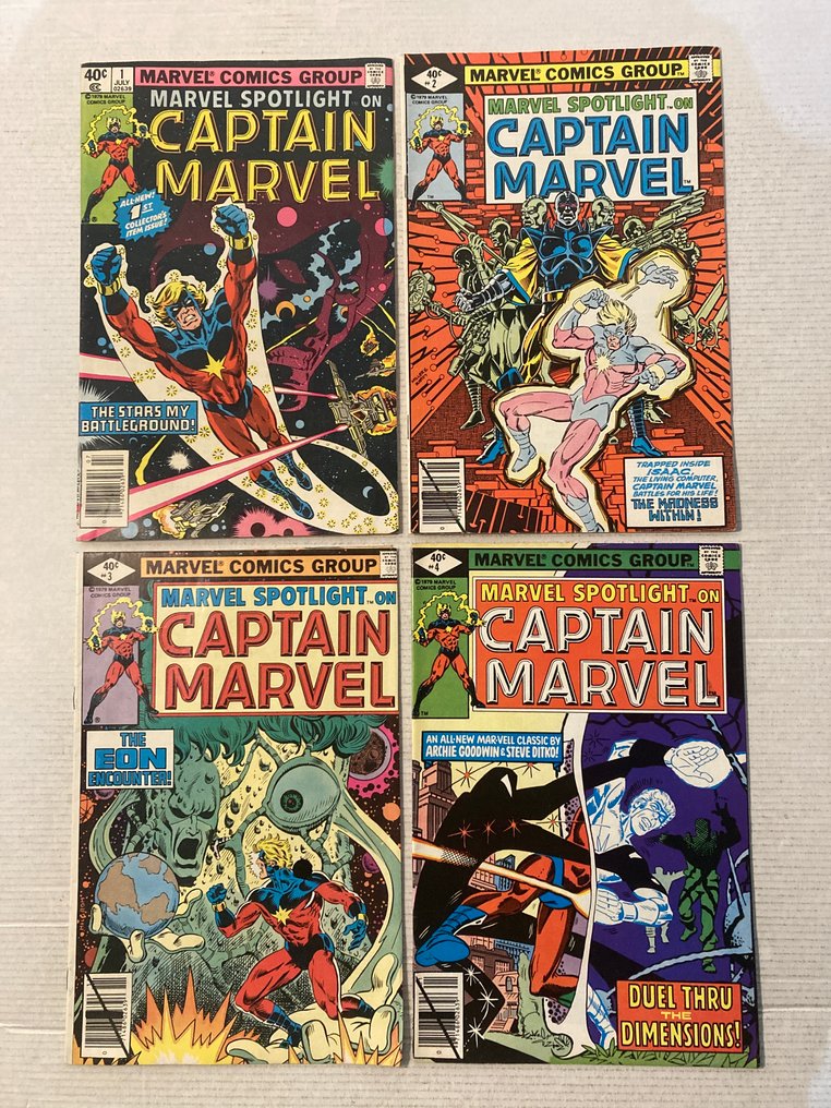 Marvel Spotlight (1979 Series) # 1/ 4, 6, 7, 9 & 10 Bronze Age Gems! No Reserve! Near Complete Series! - Featuring Star-Lord, Captain Marvel, Captain Universe and others - 8 Comic collection - First edition - 1979/1980 #1.0