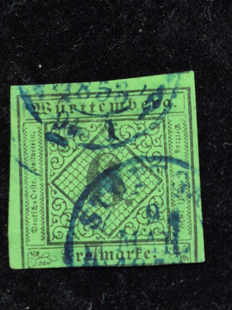 Württemberg 1851/1851 - Württemberg 1-9 Kreuzer tutte le firme BPP. #3.2