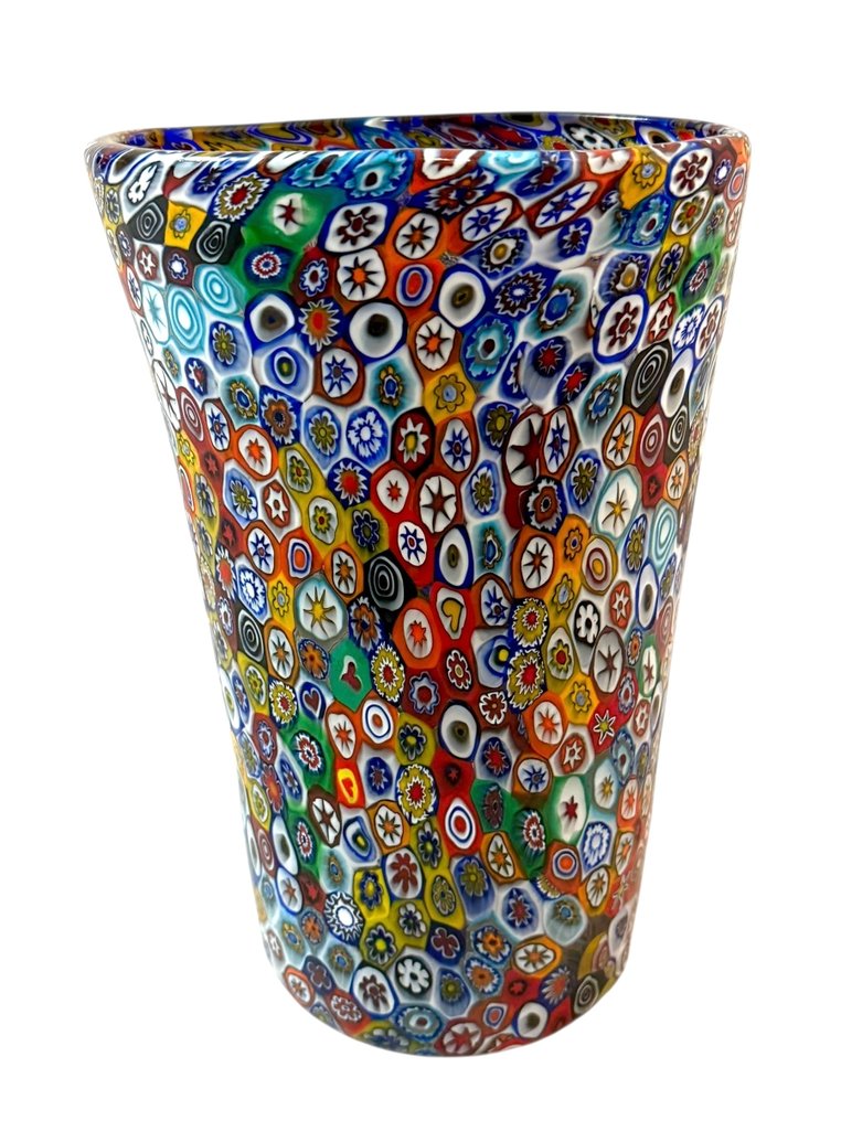 花瓶 -  Murrine Millefiori - 穆拉諾玻璃 - Arlecchino Multicolore #1.0