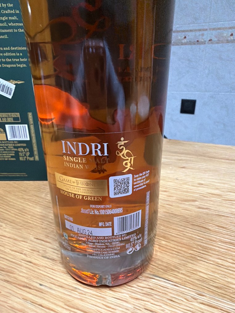 Indri Game of Thrones - House of Green - b. 2024 - 750 ml #4.3