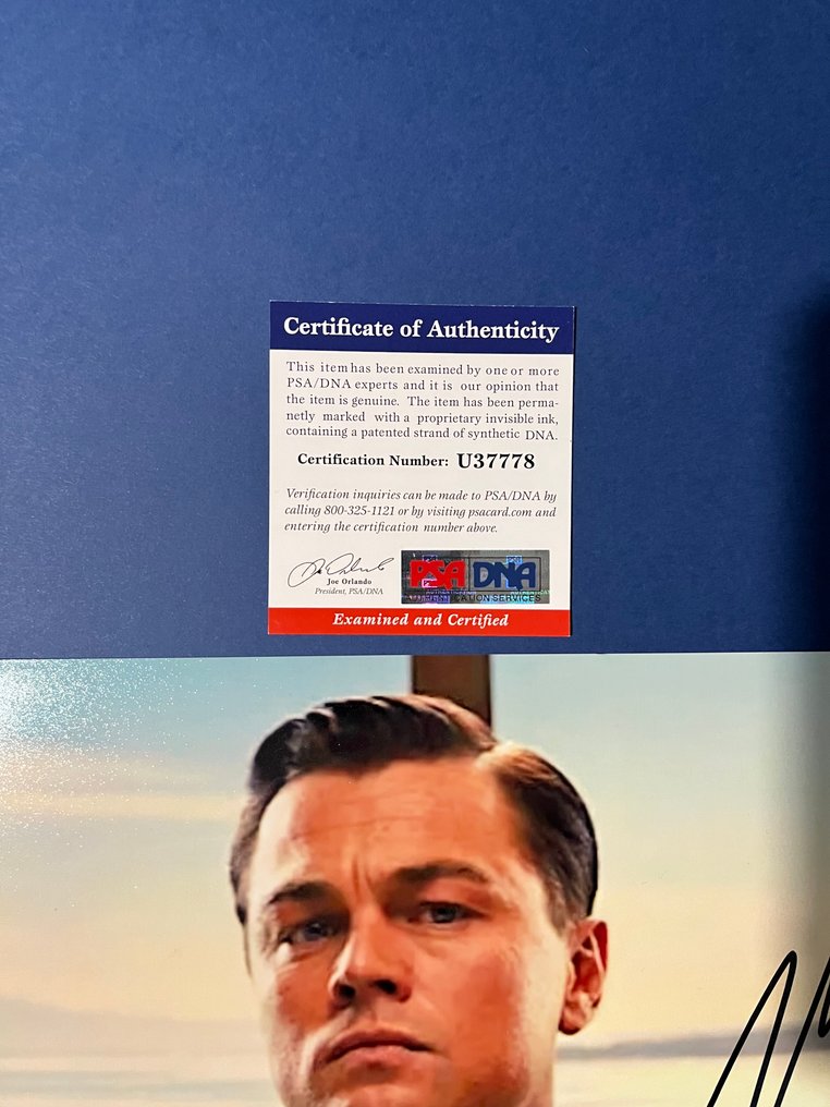 The Wolf of Wall Street - Leonardo Di Caprio - Signed in Person - with PSA/DNA Certificate - Autograph, photo - No Reserve! #2.1