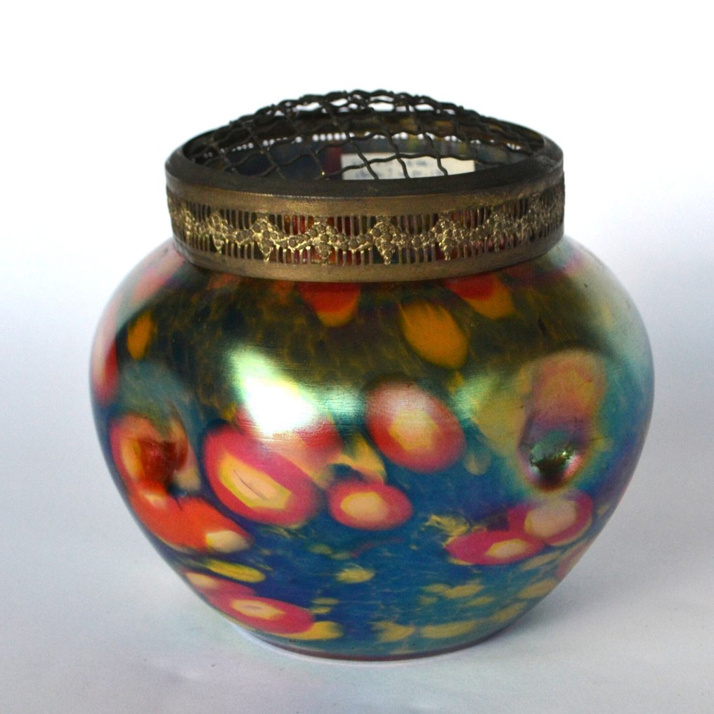 Vase - Glas, Messing #1.0