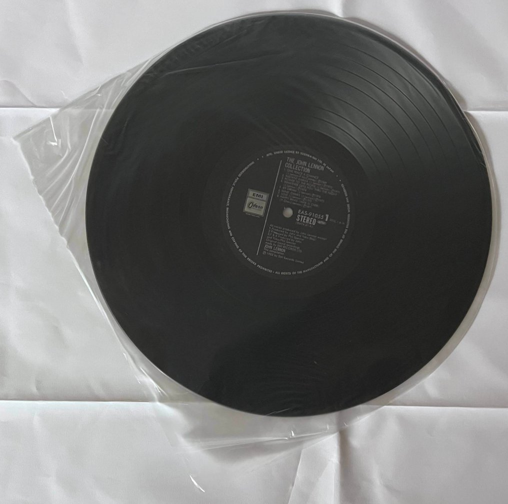 John Lennon - The John Lennon Collection (EAS-91055) / Rock ’n’ Roll (EAS-80175) - Vinyylilevy - Japanilainen painatus - 1975 #4.3