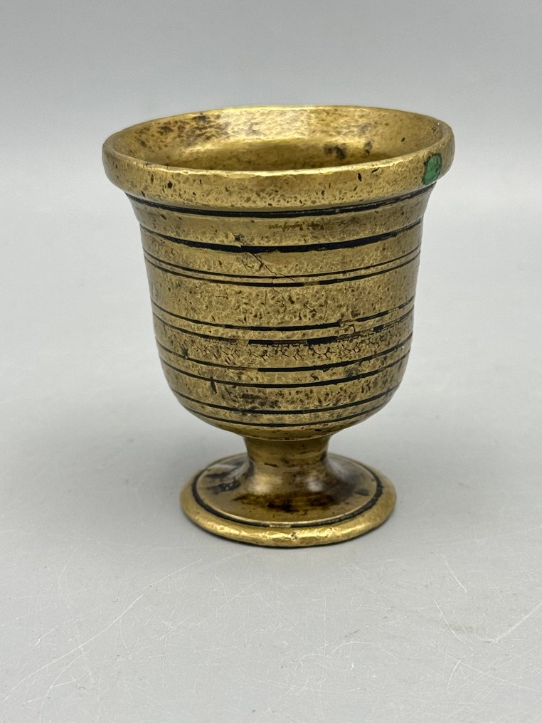 Bronze Almofariz - 6.5 cm - pilão medieval (Sem preço de reserva) #1.0