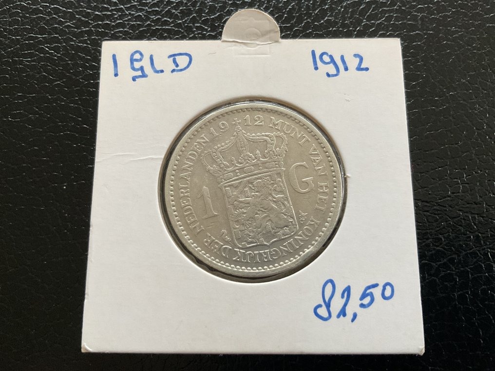 Nederland. Wilhelmina. 1 Gulden 1912 (Zonder minimumprijs) #1.0