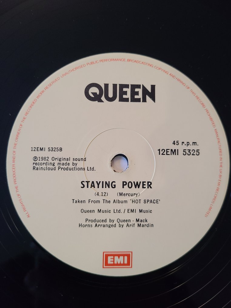Queen - Back Chat / Staying Power - LP - 1st Pressing, 英国！稀有！！！ - 1982 #2.1