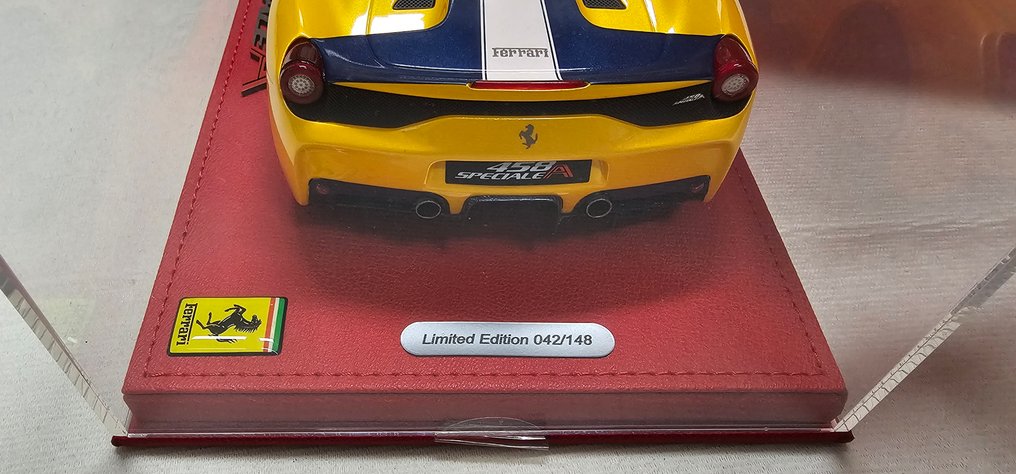 BBR 1:18 - 模型跑车 - Ferrari 458 Speciale A Spider Salone di Parigi 2014 n.42/148 - BBR #2.1