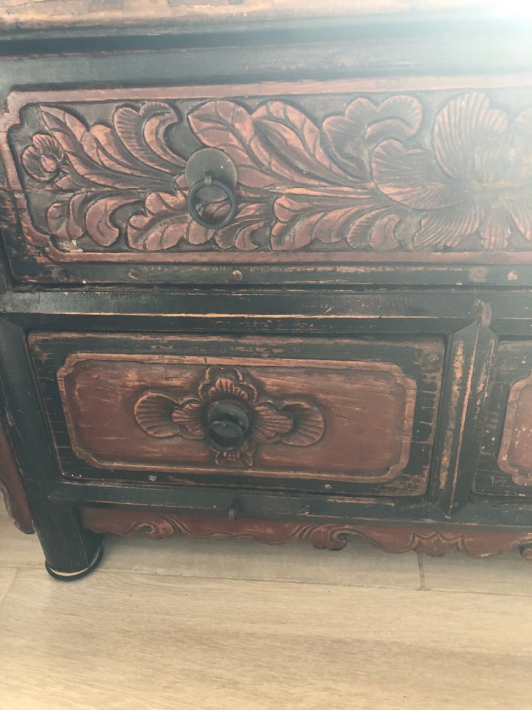 Table - Bois - Chine - Dynastie Qing (1644–1911) - Table de ferme chine #1.0