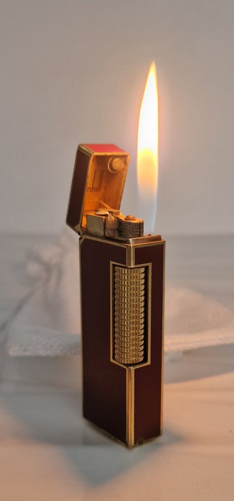 Dunhill - Pocket lighter - Lacquer from China, Gold-plated #1.0