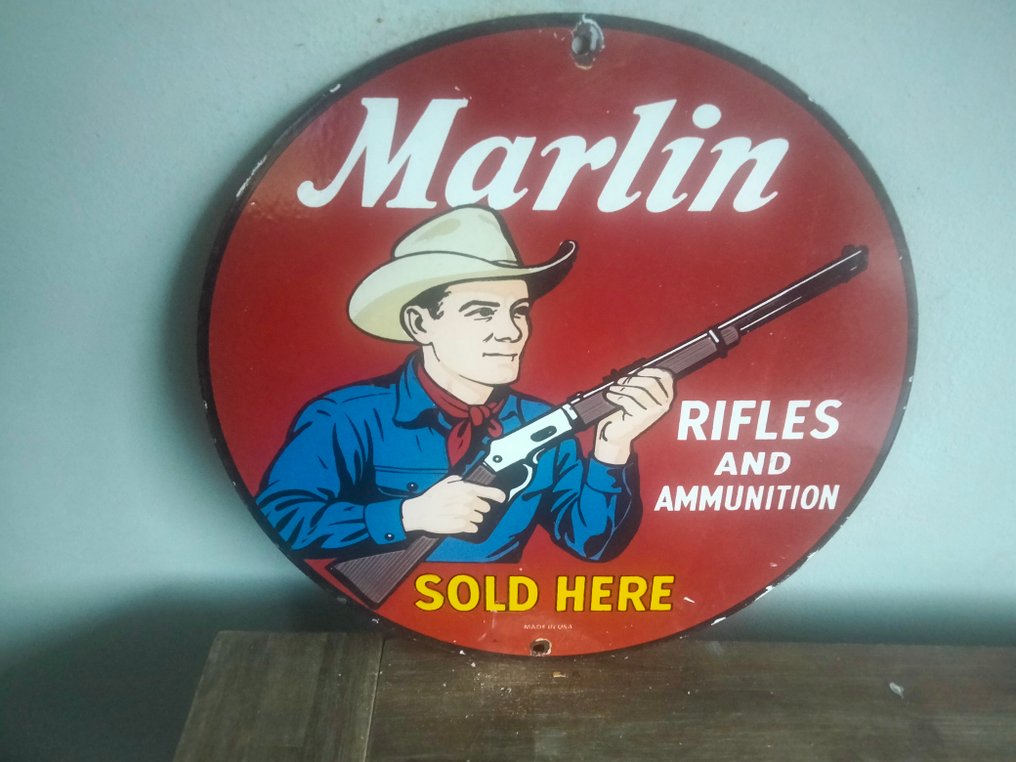 Ηνωμένες Πολιτείες - Ηλεκτρονική διαφημιστική πινακίδα για τουφέκια Marlin (αντίγραφα). - Στρατιωτικά αξεσουάρ #1.0