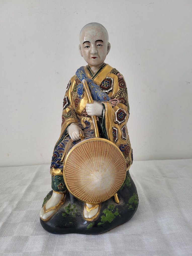 稀有的Satsuma彩陶瓷 - 陶瓷 - 日本 - 约1910年 #1.0