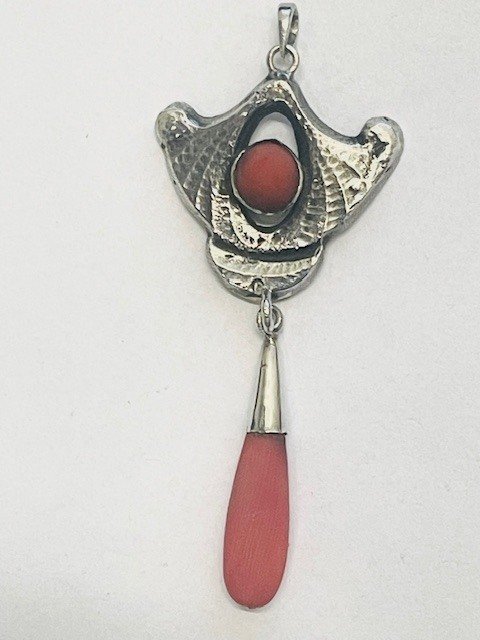 χωρίς τιμή ασφαλείας - Κρεμαστό κόσμημα Ασημί Κοράλλι #1.0