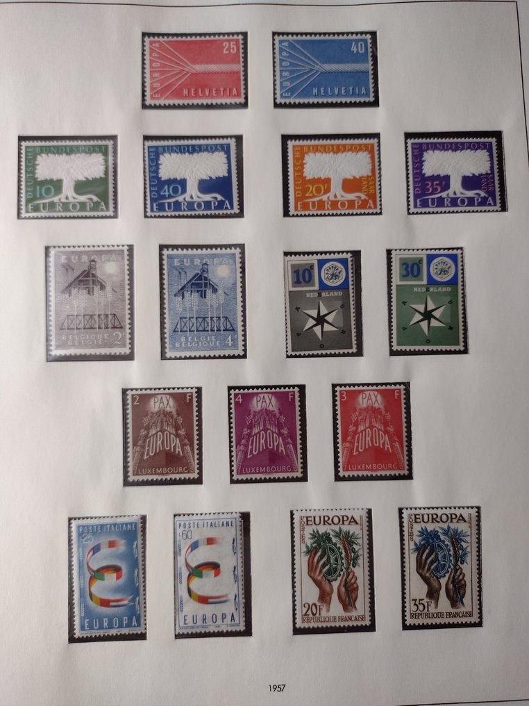 Europa CEPT 1956/2003 - Collezione Europa Cept in 7 album di moduli di sicurezza #3.2