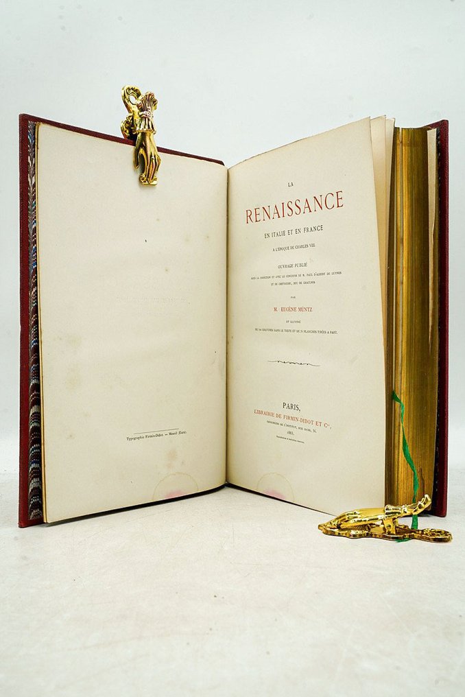 Eugène Muntz - La Renaissance en Italie et en France à l'époque de Charles VIII - 1885 #1.0