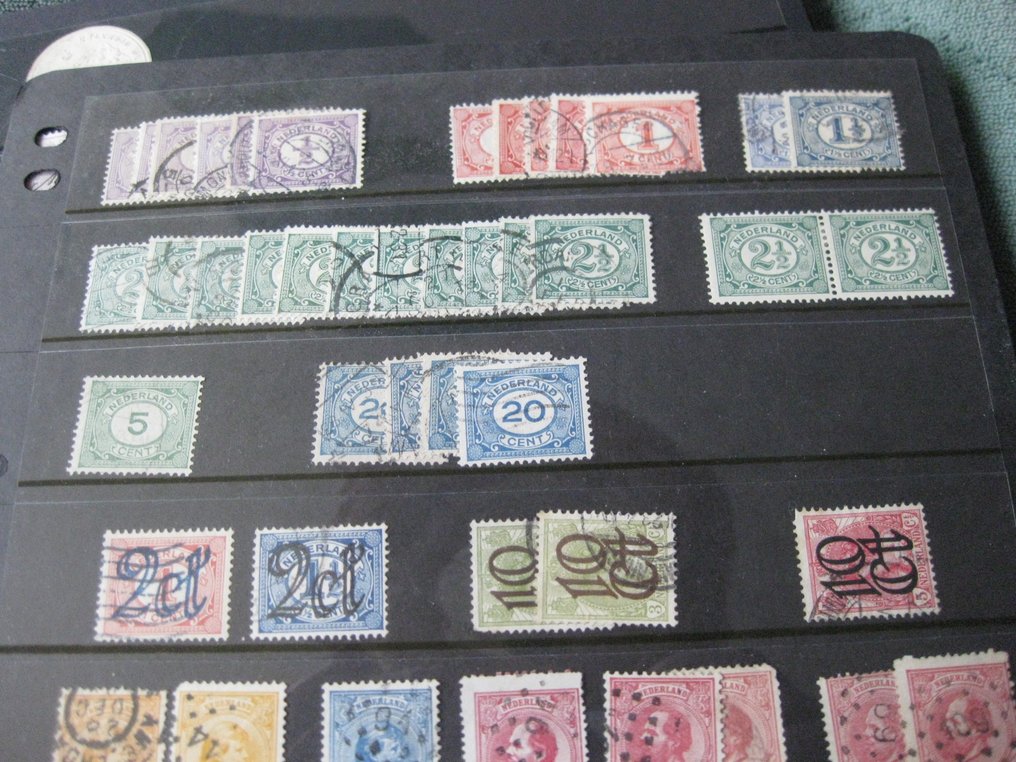 Ολλανδία 1864/2018 - Ωραία συλλογή με κλασικά, ελαττώματα στις πλάκες και σφραγίδες. #3.2
