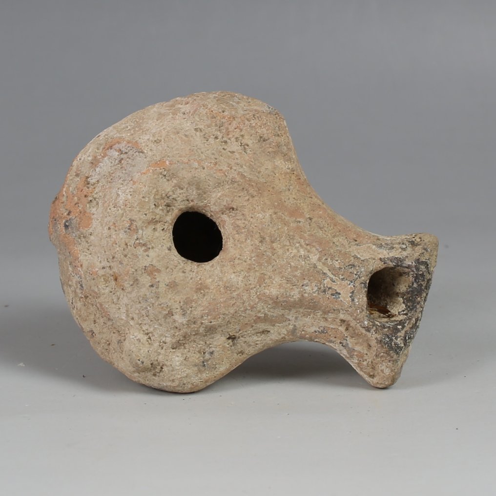 Altes Ägypten, Ptolemäisch Terracotta Öllampe, Typ Cahn-Klaiber 3.1.6 (Ohne mindestpreis) #1.0