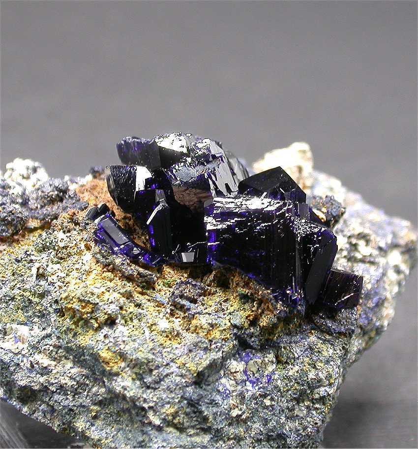 Azurite Crystal cluster - Height: 5.5 cm - Width: 5.5 cm- 300 g - (1) #1.0