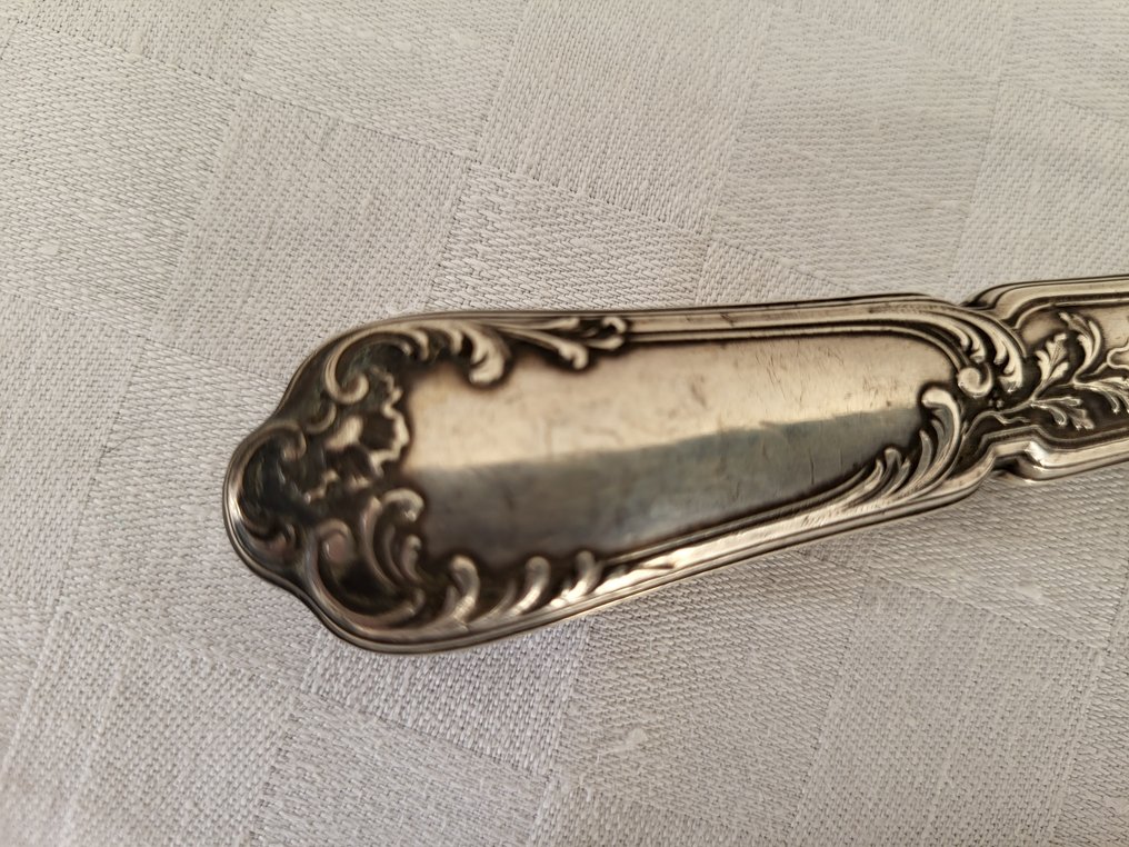 Set pentru servit pește - Oțel, argent fourré #4.3