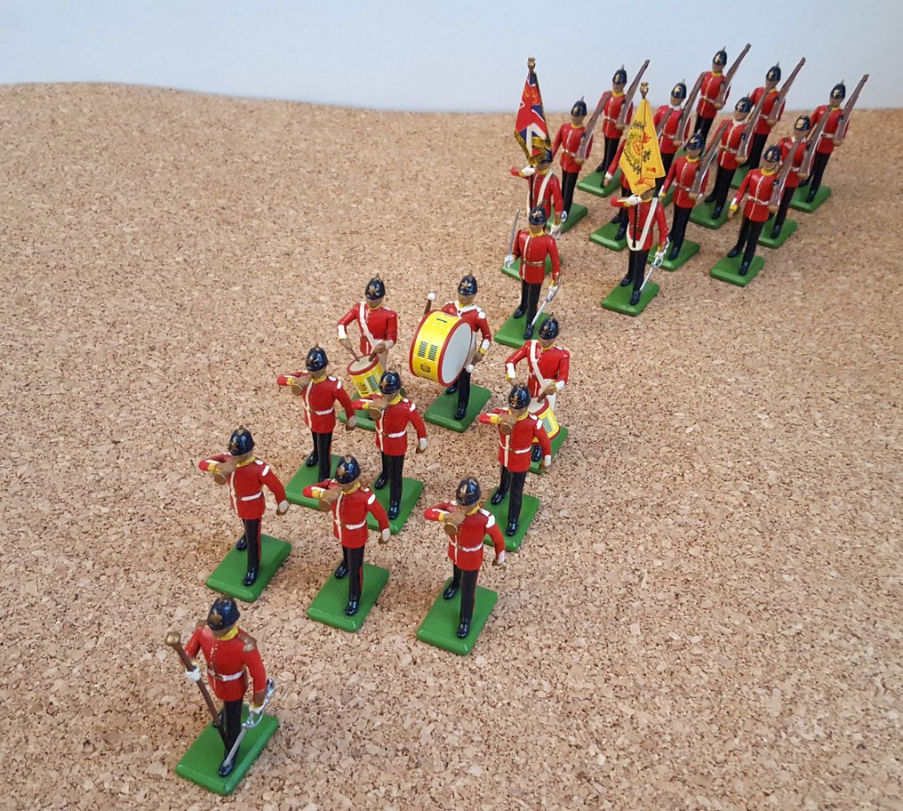 Figura in miniatura - Soldatini della guardia britannica in uniforme rossa  (24) - Metallo, Paint #3.2