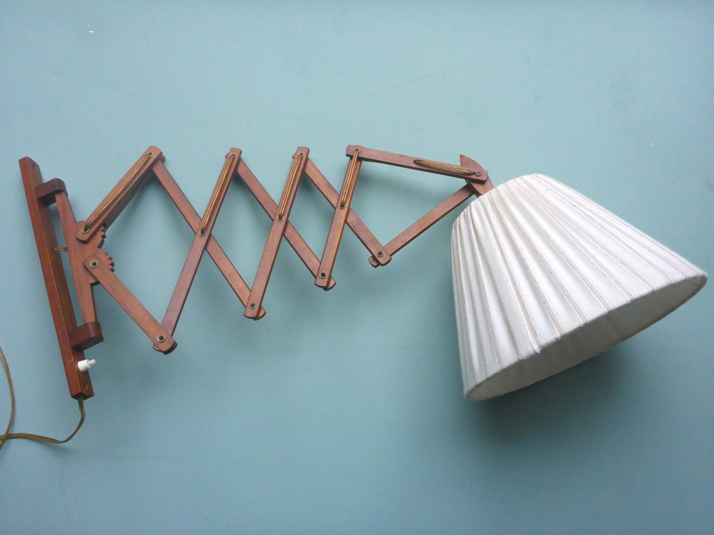 TWJ Zweers - Candeeiro de parede - Teca - Schaarlamp Wandlamp #4.3