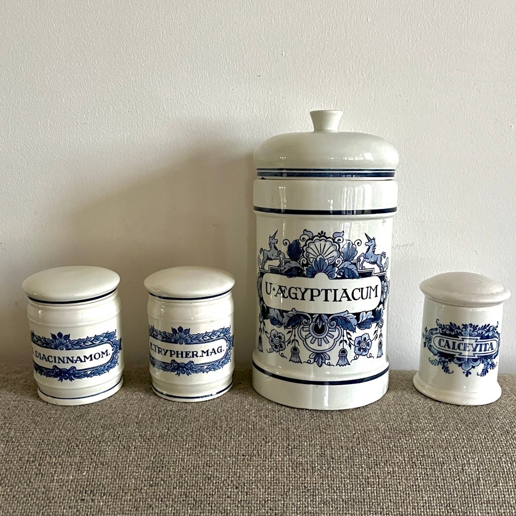 药房罐 (4) - 陶器 #1.0