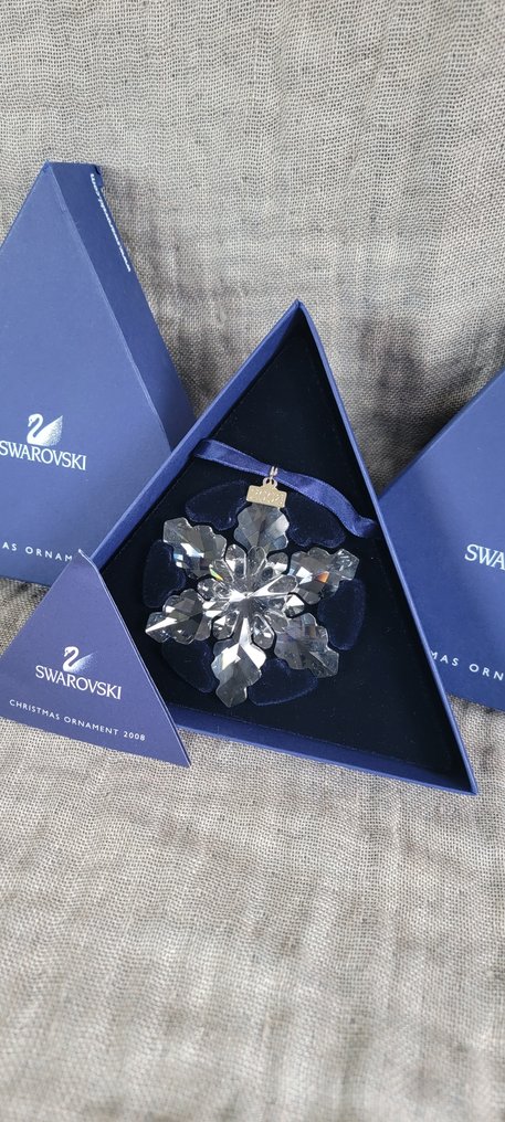 Swarovski - Statuetta - Christmas Ornament - Annual Edition 2008 - 942045 - Box + Certificate - Cristallo #1.0